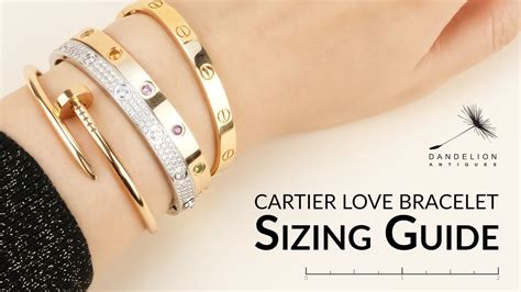 cartier love bangle bracelet replica|cartier love bangle size chart.